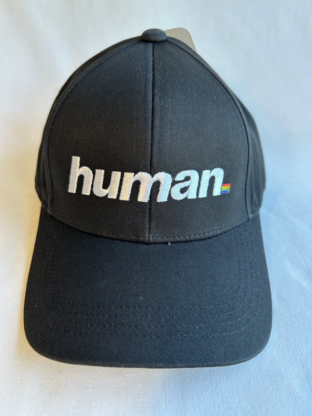 Queer Eye Hat Cap Snap Back Black Embroidered Human Pride LGBTQ Mens One Size